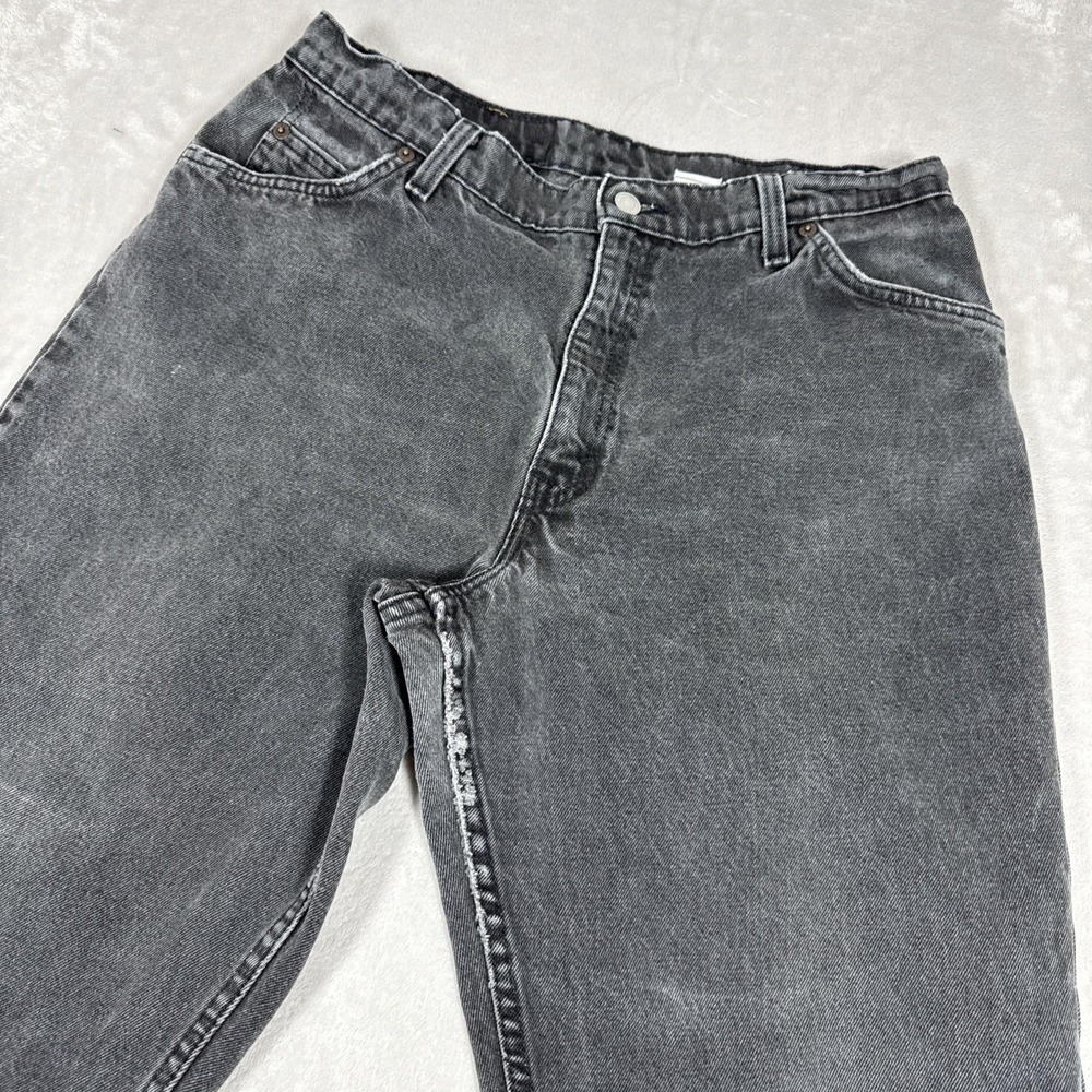 Vintage Levis 15951 Women's Size 32X30 Orange Tab Black Jeans Relaxed Tapered